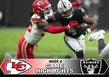 Kansas City Chiefs vs. Las Vegas Raiders Game Highlights | NFL 2026 Season Week 4